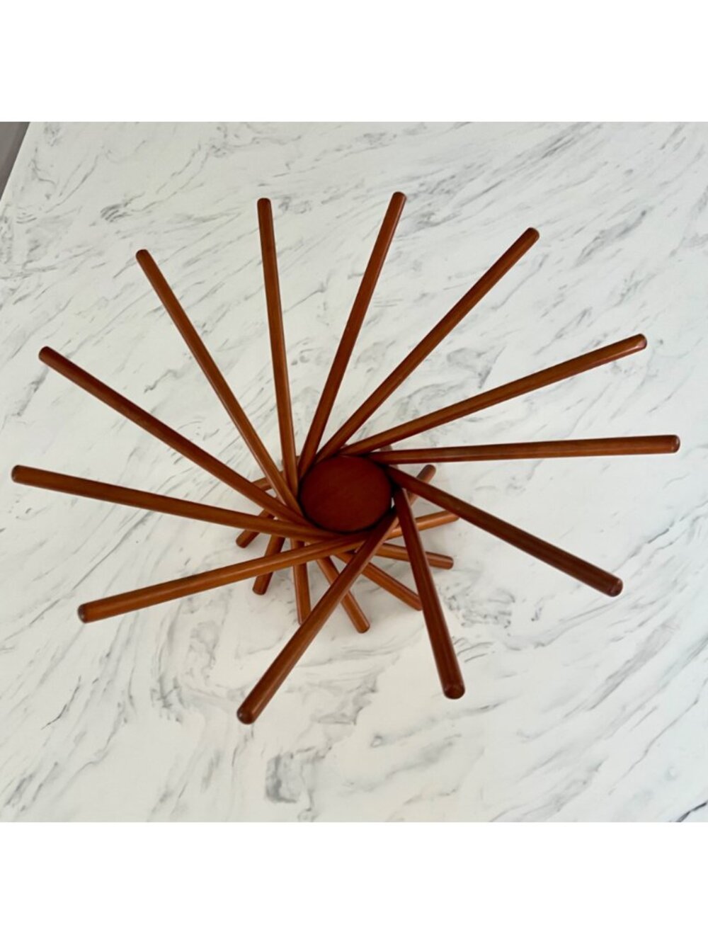 MoMA Satellite Fruit Bowl By Carlo Contin Wood Modernist Minimalist 1999 - Picture 4 of 11